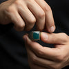 Emerald Heritage 925 Silver Mens Ring