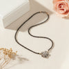 Floral Diamond 925 Silver Mangalsutra