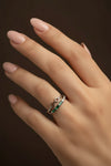 💎 Emerald Glaze Double Layer Ring