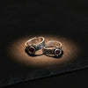 Heart Red Diamond Teo Ring