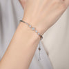Flower Design 925 Silver Kada Bracelet