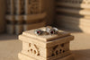 Heart Red Diamond Teo Ring