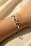 Trio Green Heart Bracelet (Adjustable)