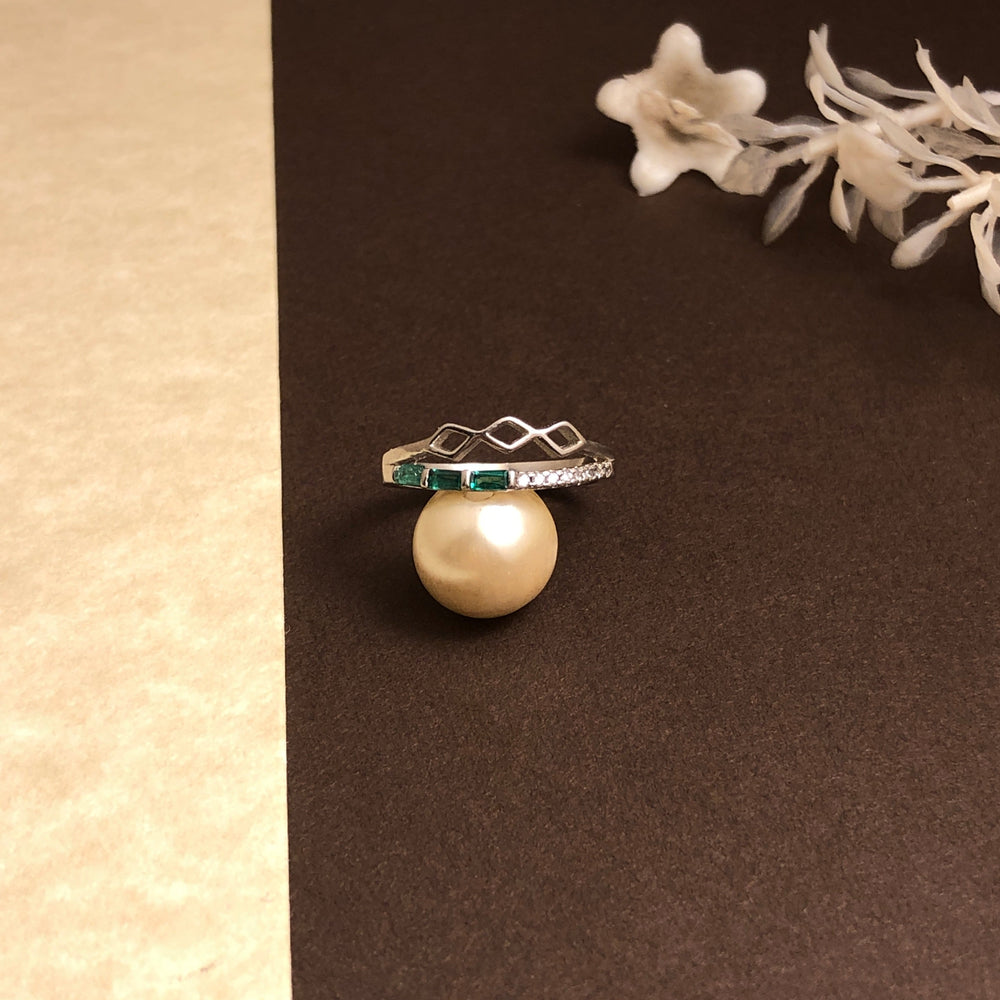 💎 Emerald Glaze Double Layer Ring