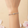 Heart  925 Silver Link Bracelet (Adjustable)