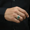 Emerald Majesty 925 Silver Ring