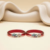 Floral Design Red Kada Bangle,  Size (2/4)