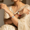 Red Meenakari Kada Bangle,  Size(2/6)