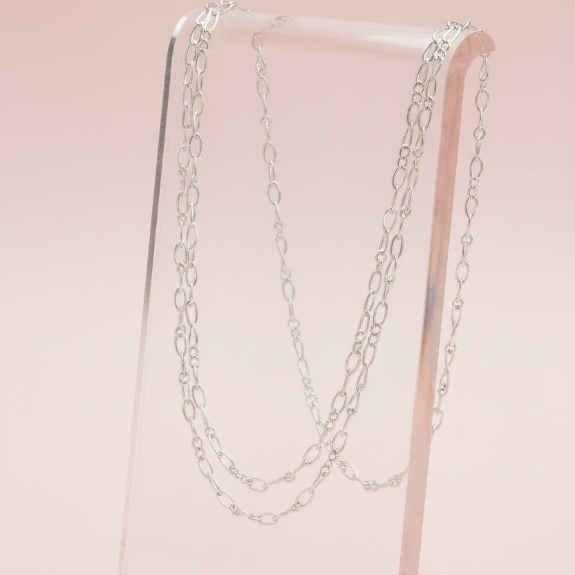 Silver Link  Necklace / Chain