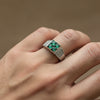 Emerald Majesty 925 Silver Ring