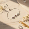 Trio Floral Bracelet  ( Adjustable )