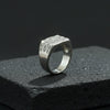 Elegant Vine 925 Silver Mens Ring