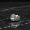 Solitaire 925 Silver Mens Ring