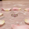 Pink Majesty Silver Ring