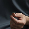 Red Diamond 925 Silver Ring