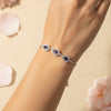 Purple Tilak Trio Bracelet ( Adjustable )