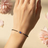 Blue Evil Eye 925 Silver Bracelet ( Adjustable )