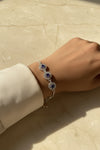 Purple Halo Trio Bracelet  ( Adjustable )