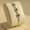 Trio Floral Bracelet  ( Adjustable )