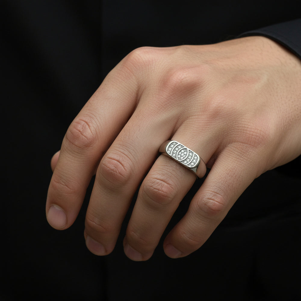 925 Silver Arc Ring
