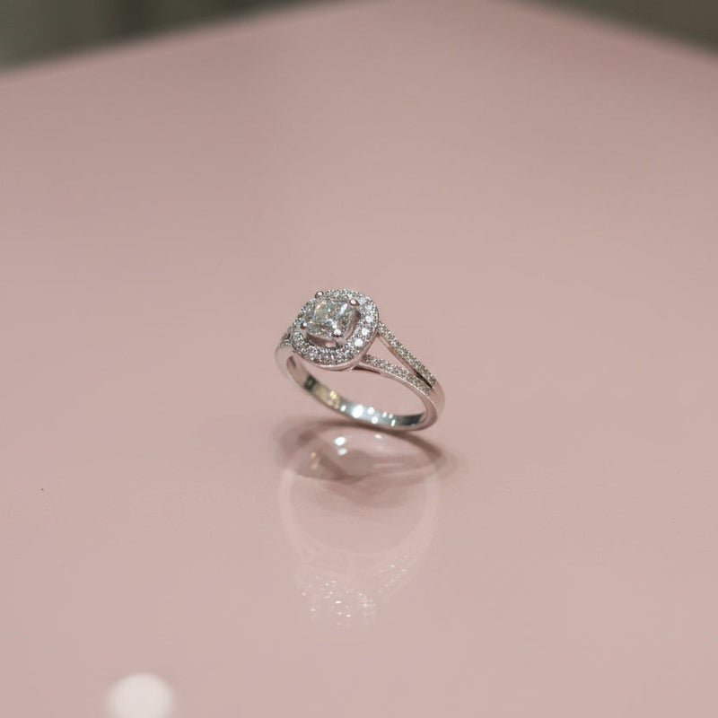 Crown of Light Silver Ring,
