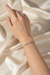 925 Silver Heart Bracelet (Adjustable)