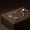 Trio Red Floral Bracelet  ( Adjustable )