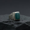 Emerald Heritage 925 Silver Mens Ring