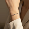 Flower Design 925 Silver Kada Bracelet