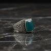 Emerald Heritage 925 Silver Mens Ring
