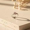 Pink Majesty Silver Ring