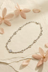 Heart  925 Silver Link Bracelet (Adjustable)