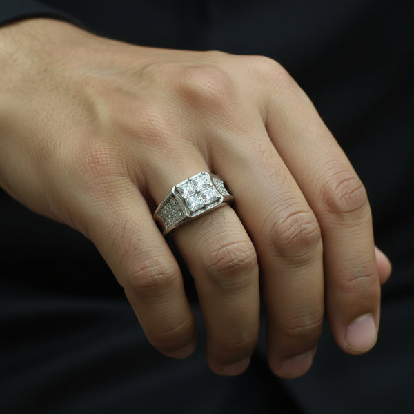 White Majesty 925 Silver Ring