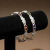 Flower & Heart Design Bangle,  Size (2/4)