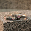 Flora Design Oxidised Bangle,    Size(2/2)