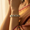 Rangoli stone Bangle,  Size(2/4)