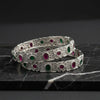 Rangoli stone Bangle,  Size(2/4)