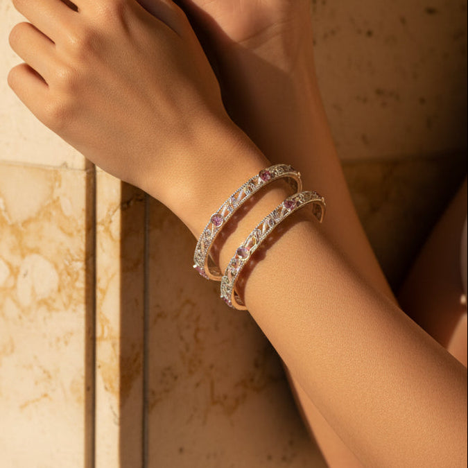 Aurelia Twist Bangle,  Size(2/4)
