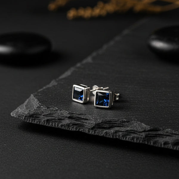 Royal Sapphire 925 Studs