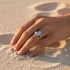 💖 Urban Texture Silver Ring with Dynamic Split Shank 🌟✨