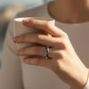 💎 The Imperial Sapphire Glow Silver Ring 💍💙