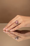 🐢 The Crimson Feng Shui Tortoise Silver Ring