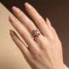 🐢 The Crimson Feng Shui Tortoise Silver Ring