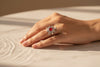 🐢 The Lucky Tortoise Silver Ring with red Enamel Shell