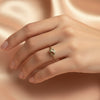 ✨ Forever Bound Silver Ring with Shiny Crystal Wave 💖🌟