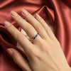 💎 The Imperial Sapphire Glow Silver Ring 💍💙
