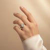 💖 Urban Texture Silver Ring with Dynamic Split Shank 🌟✨