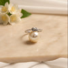🤝 The Forever Knot Silver Ring with Sparkling Band 💍✨