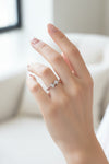 🎀 The Sweet Bow Silver Ring with Sparkling Crystals 💍✨