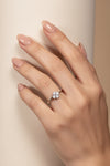 🍀 The Good Luck Clover Silver Ring with Sleek Band 💍✨